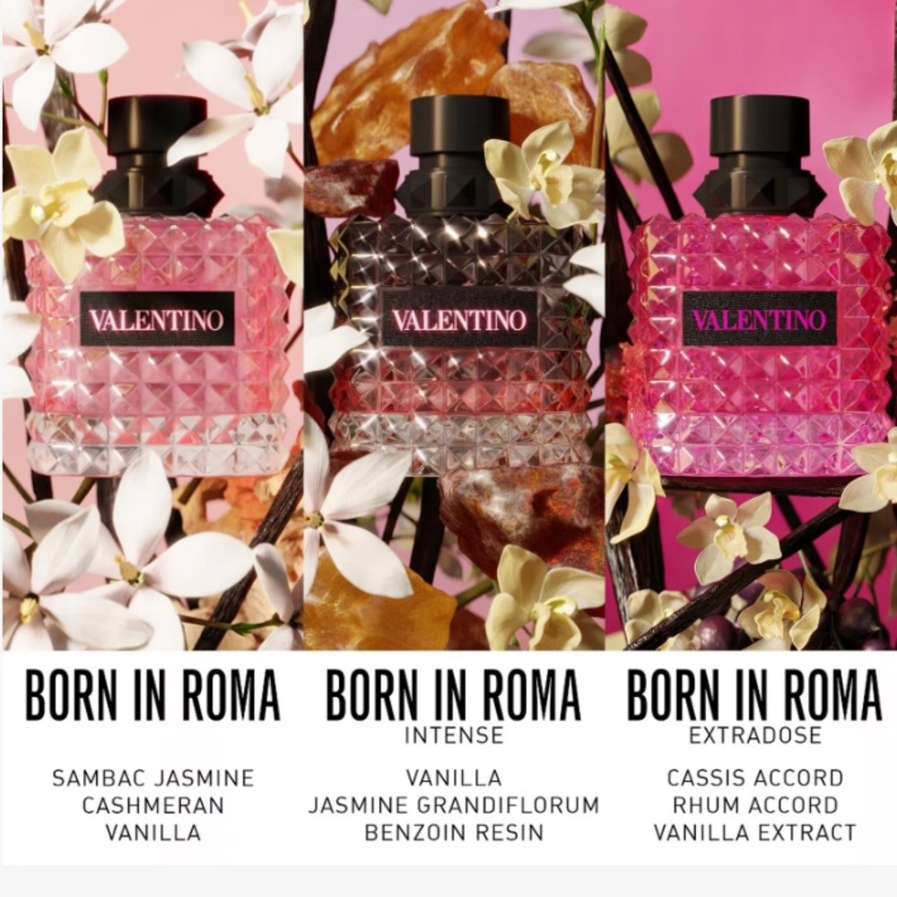 BNIB WOMENS Valentino DONNA Born in Roma EAU DE PARFUM 1.7oz - Picture 2 of 5